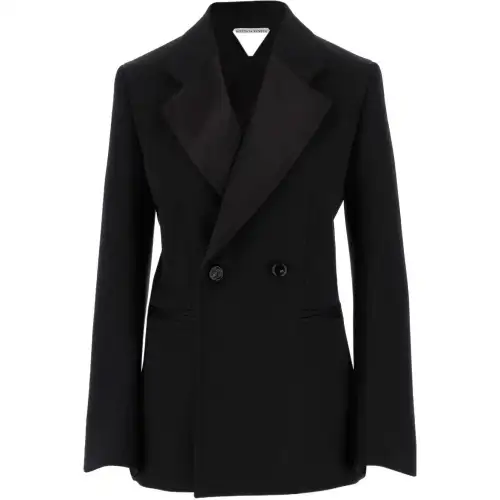 Bottega Veneta Curved Sleeves Compact Satin Jacket