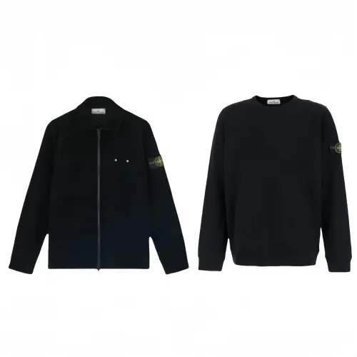 STONE ISLAND Casual Sportswear Unisex Black