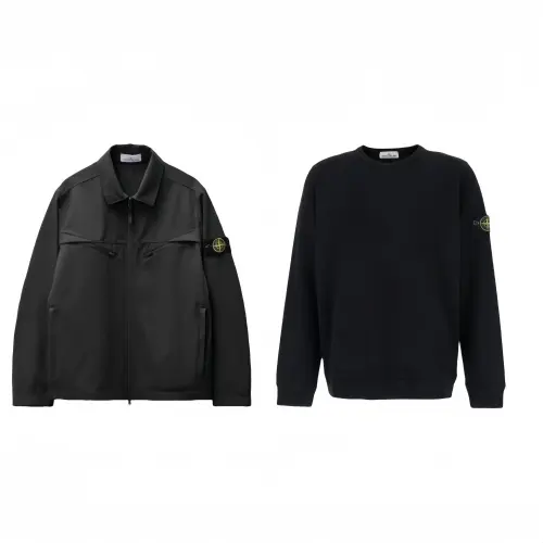 STONE ISLAND Casual Sportswear Unisex Black