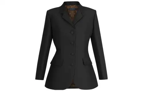 LOUIS VUITTON Business Suit Coat Women's Black
