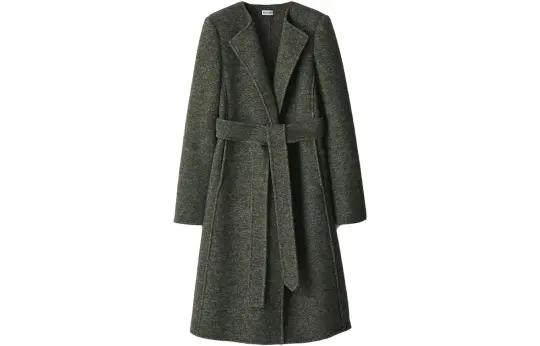 Burberry single-breasted wool coat