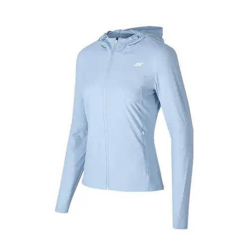 Skechers Comfortable Sports Collection Jackets & Coats Women's Baby Blue