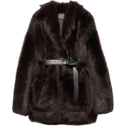 PRADA Jackets & Coats Women's Dark Brown