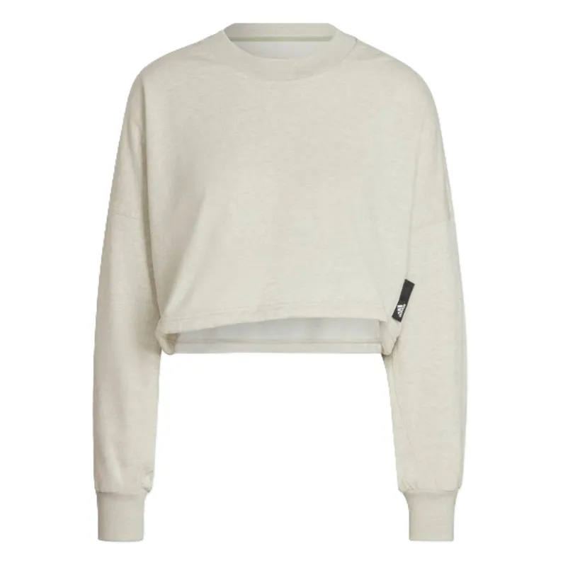 Adidas Sweatshirt Women's Light Gray