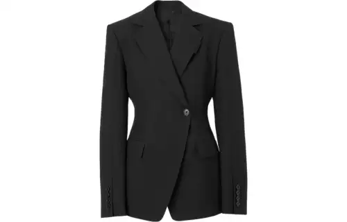 Burberry Single Breasted Tailored Blazer