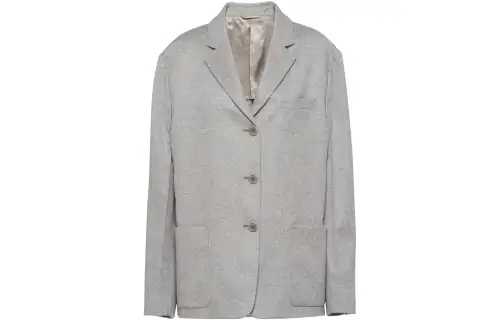 Prada single-breasted cashmere blazer