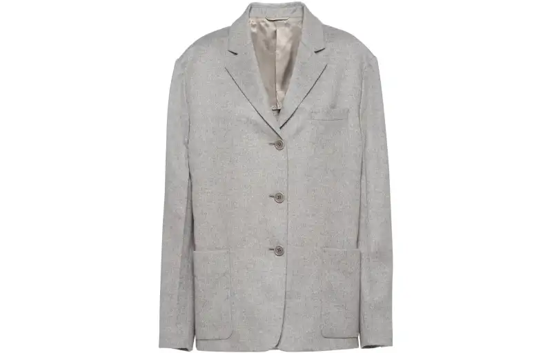 Prada single-breasted cashmere blazer