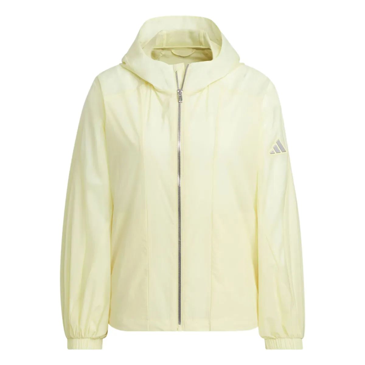 Adidas MODERN TECH WOVEN Jacket Women's Powder Yellow/Metallic Silver