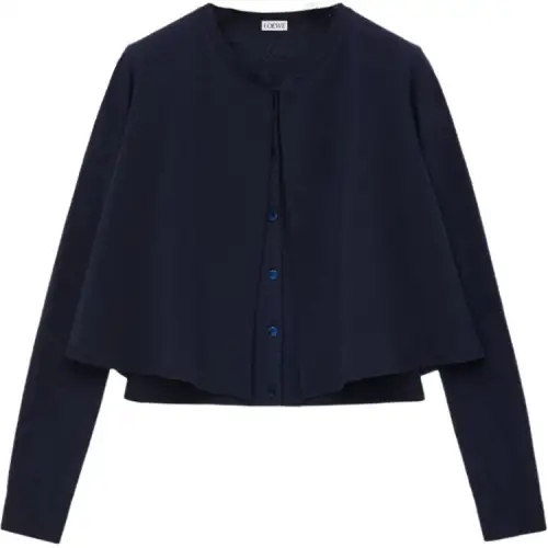 LOEWE Double Layer Knitted Cardigan