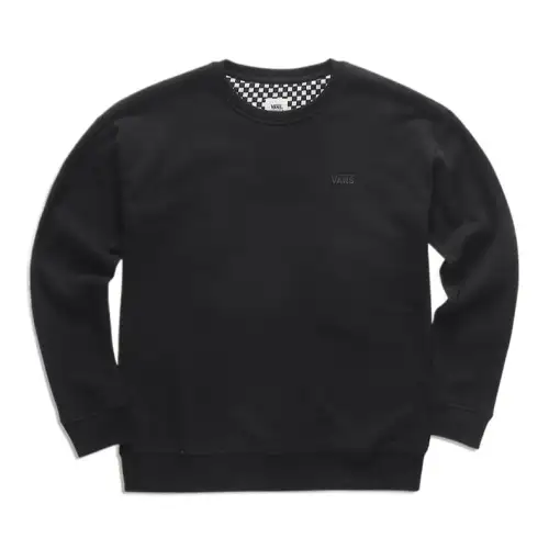 Vans Sweatshirts Women's Black Crew Neck Moderate Regular