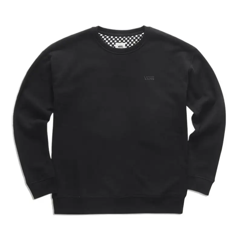 Vans Sweatshirts Women's Black Crew Neck Moderate Regular