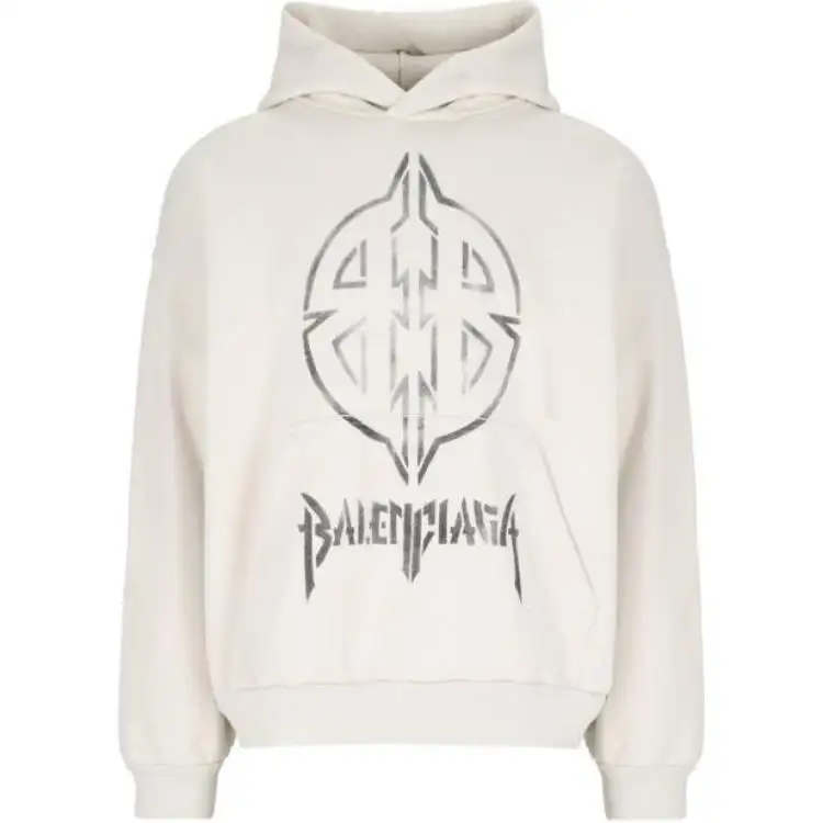 Balenciaga Logo Printed Hoodie