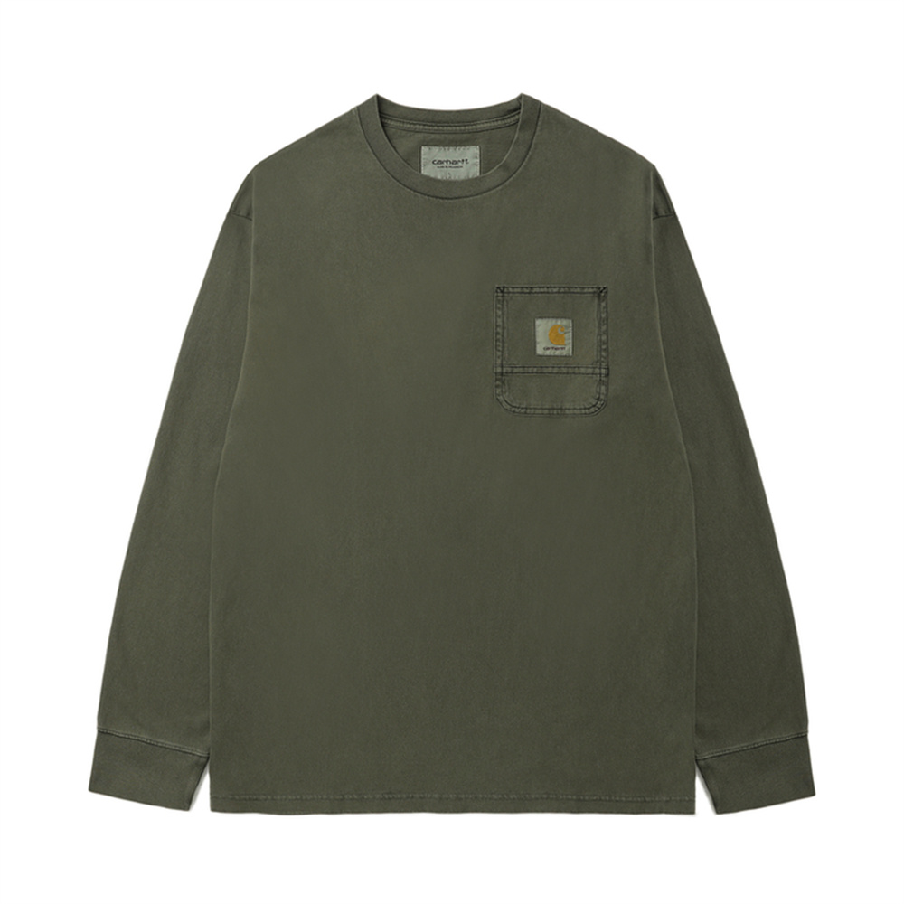 Лонгслив Carhartt WIP LOGO (зеленый)