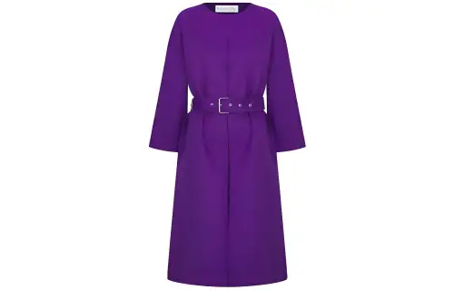 DIOR Coats Women's Purple Moderate