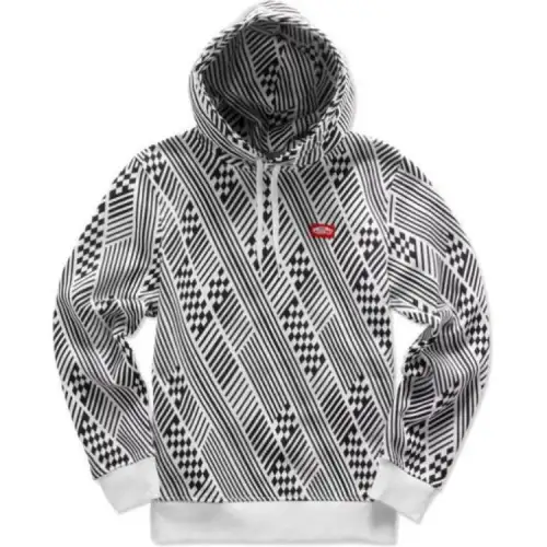 Vans Sweatshirts Women's White Hooded Moderate Regular