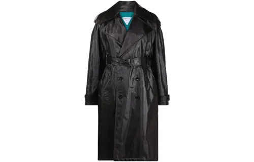 Bottega Veneta Double Breasted Hooded Coat