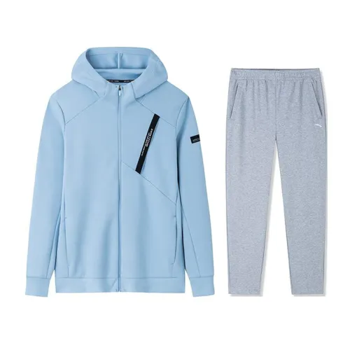 ANTA Casual Sportswear Men's Hooded Thickened And Fleece Lined