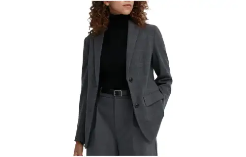 UNIQLO Business Suits Women's Dark Gray Suit Collar Moderate Other