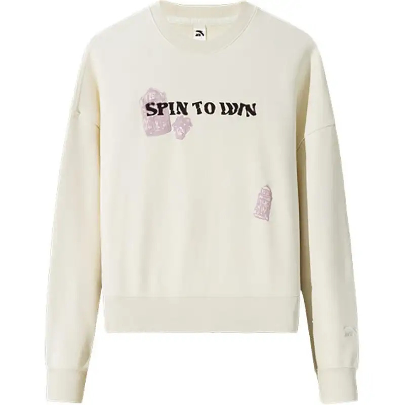 Anta Life Collection Sweatshirt Women's Tidal Cloud White