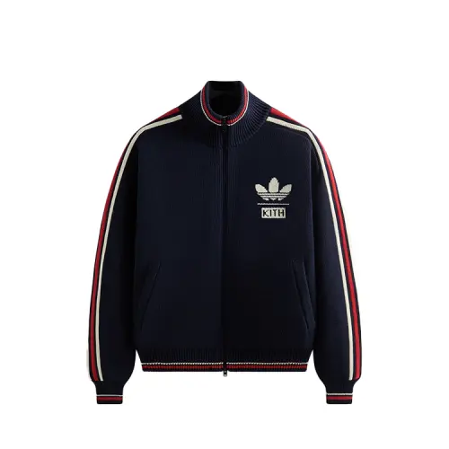 Kith X Adidas Football Knit Full Zip Jacket