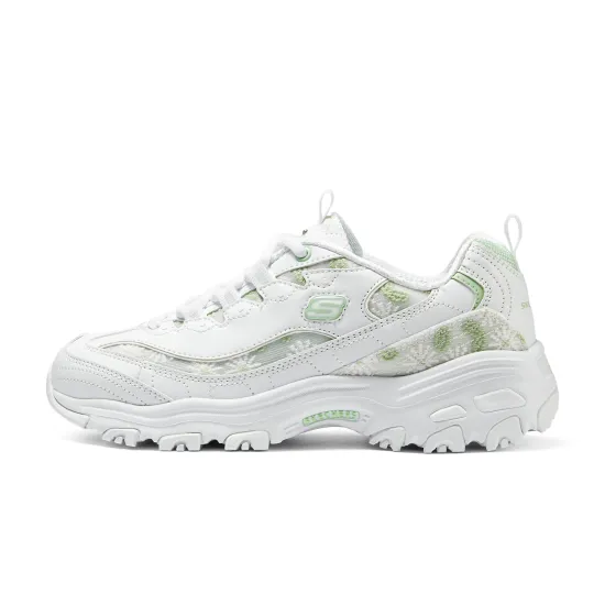Skechers Women's Sport D'Lites 1.0 'White Green' Women's