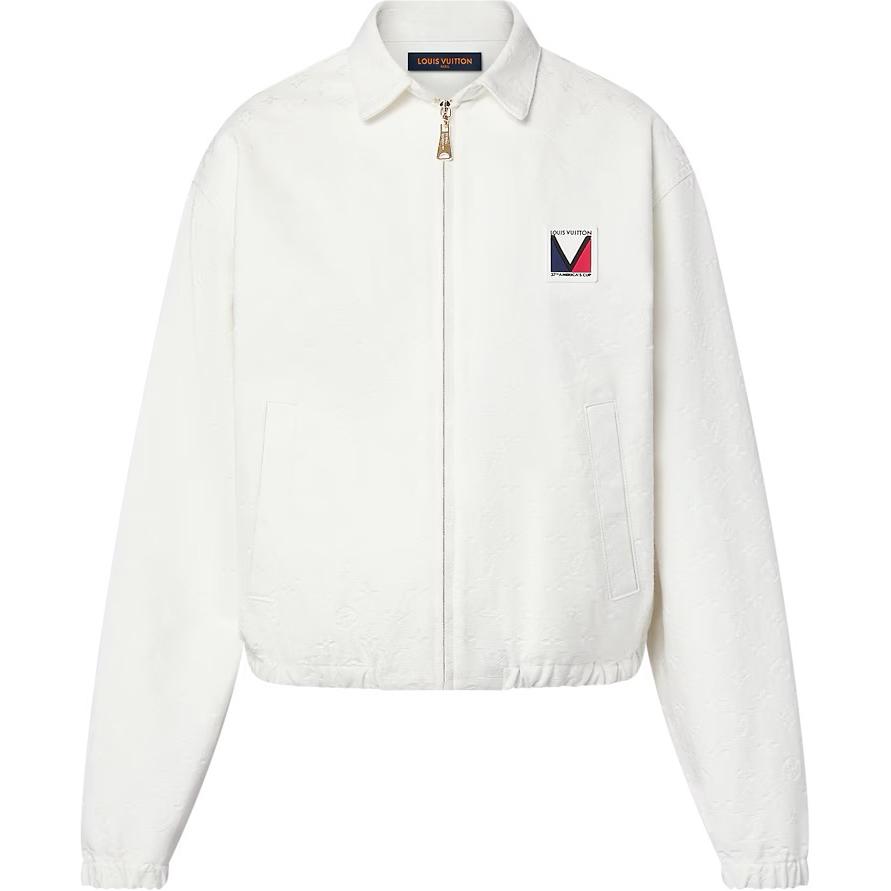 Женская куртка Louis Vuitton LOUIS VUITTON x SS24 Logo (белая)