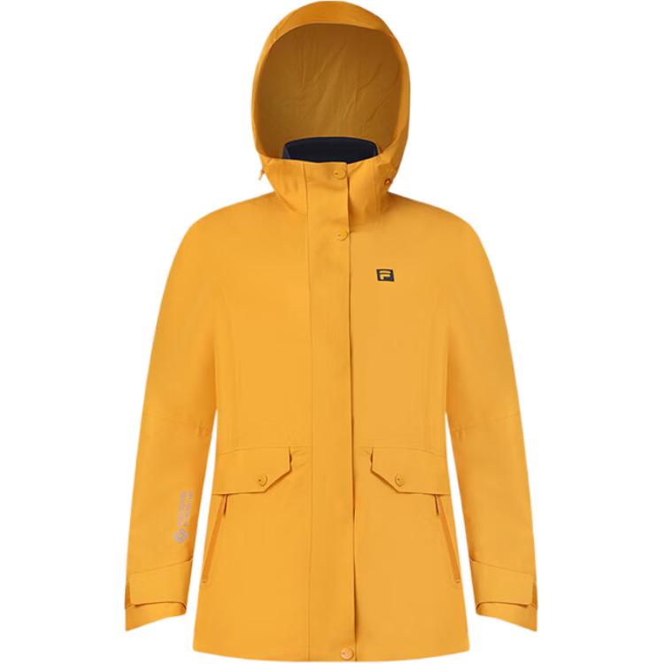 FILA Explorer SS25 GTX Outdoor Hooded Sports Windproof Fleece Lined Long Sleeved Jackets & Coats Women's