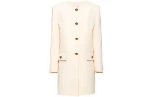 【Previous Season】single-breasted tricotine coat