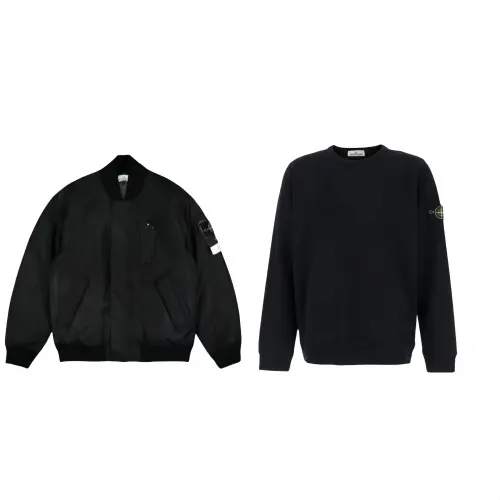 STONE ISLAND Casual Sportswear Unisex Black