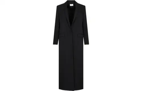 THE ROW Coats Women's Black Lapel Moderate