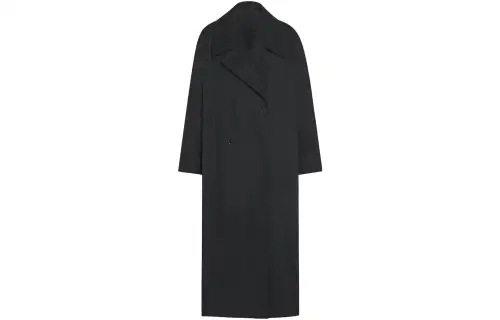 THE ROW Coats Women's Black Lapel Moderate