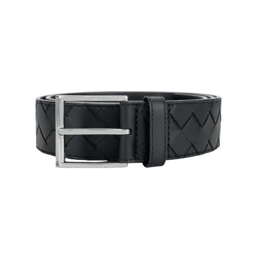 Bottega Veneta Cow Leather Belts Men's Width 4cm