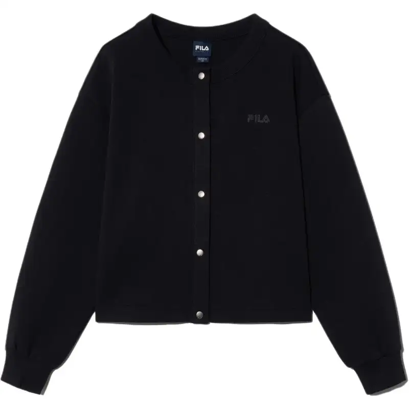 FILA Knitwear Women's Black Crew Neck Moderate