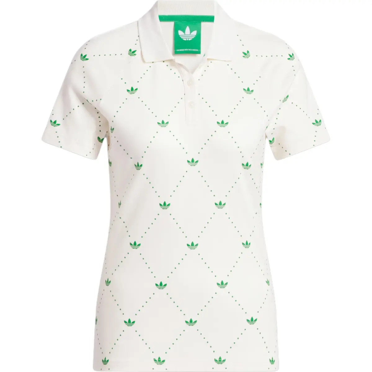 Adidas Originals Printed Trefoil Polo Shirt