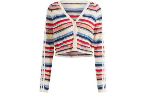 Adidas Originals Kseniaschnaider Knitted Cardigan Knitwear Women's Multicolor