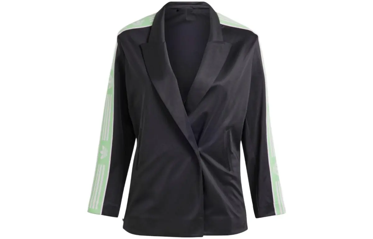 Adidas Originals Business Suits Women's Black Suit Collar Moderate Other