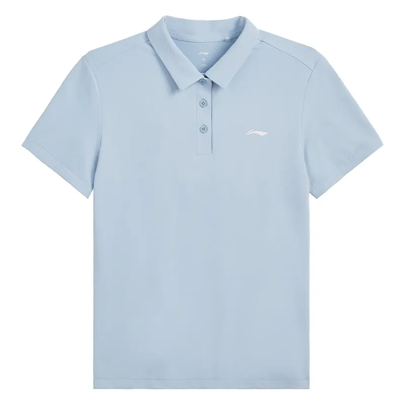 Li Ning Polo Shirt Women's Clear Sky Blue