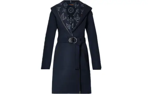LOUIS VUITTON FW21 Coat Women's Dark Blue