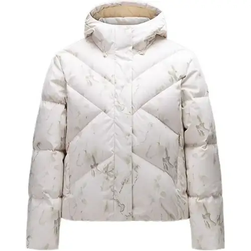 Anta Variety Training Collection Down Jacket Women's White Tea/All Over Print