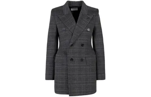 Balenciaga Business Suits Women's Gray Suit Collar Moderate Other