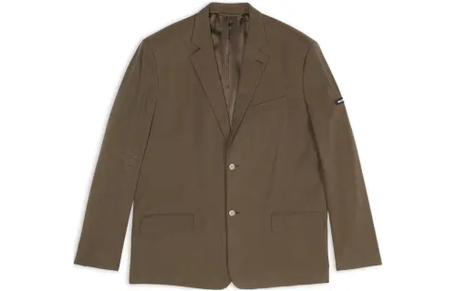 Balenciaga Business Suits Women's Brown Suit Collar Moderate Other