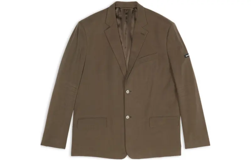Balenciaga Business Suits Women's Brown Suit Collar Moderate Other