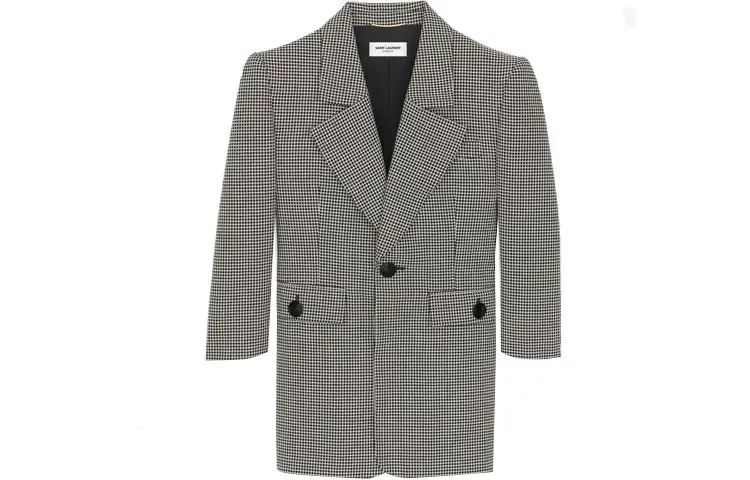 SAINT LAURENT FW22 Business Suit Coat Women's Black