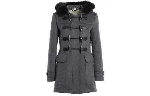 Burberry Coats Women's Gray Hooded Moderate
