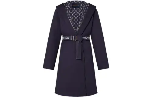 LOUIS VUITTON Coat Women's Dark Blue
