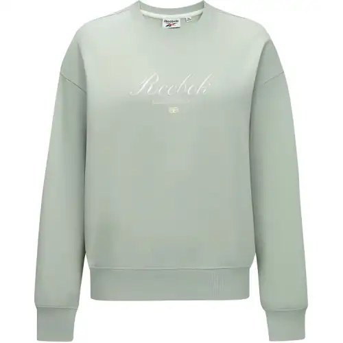 Reebok Sweatshirt Women's Gray Green