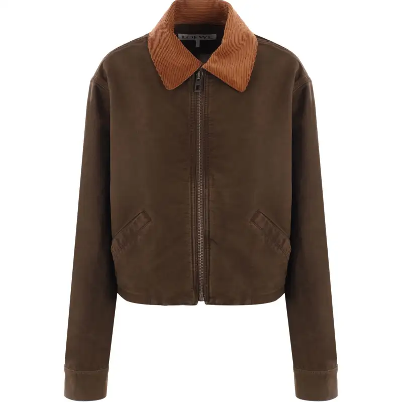 LOEWE Logo Patch Zipped Jacket