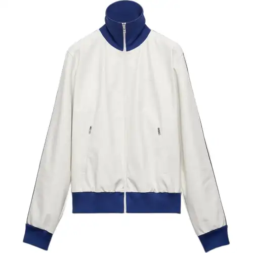 PRADA Logo Detailed Zip Up Jacket