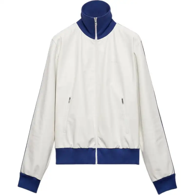 PRADA Logo Detailed Zip Up Jacket