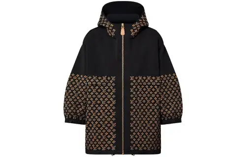 Lv Monogram Jacquard Knit Jacket